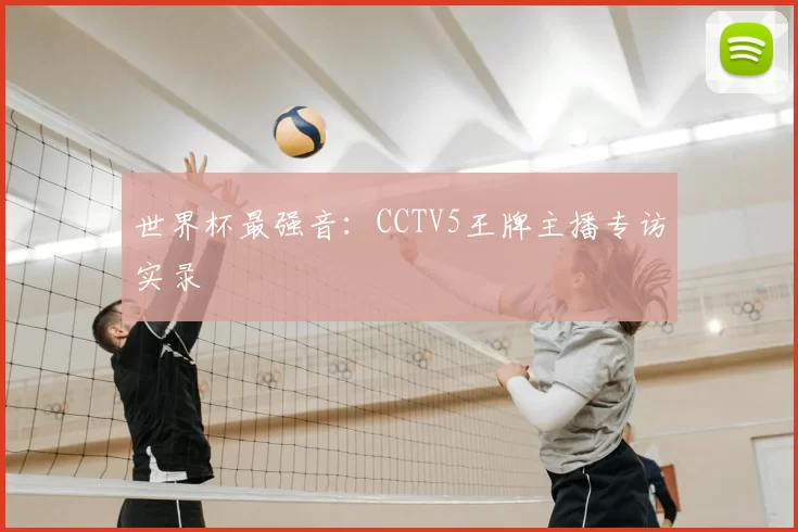 世界杯最强音:CCTV5王牌主播专访实录