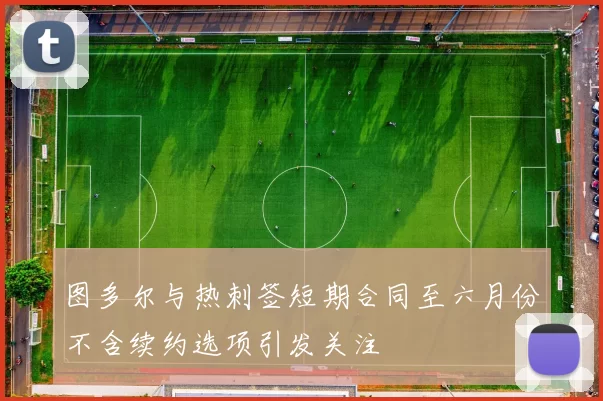 图多尔与热刺签短期合同至六月份不含续约选项引发关注