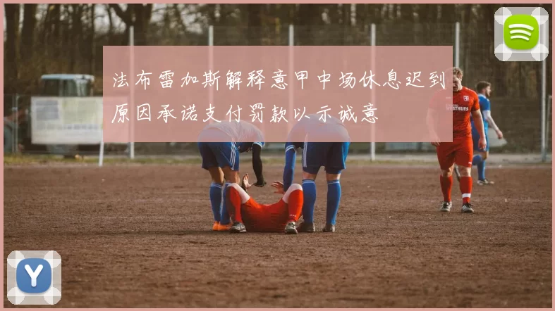 法布雷加斯解释意甲中场休息迟到原因承诺支付罚款以示诚意